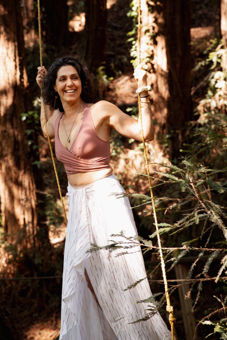 Tal, among the redwoods